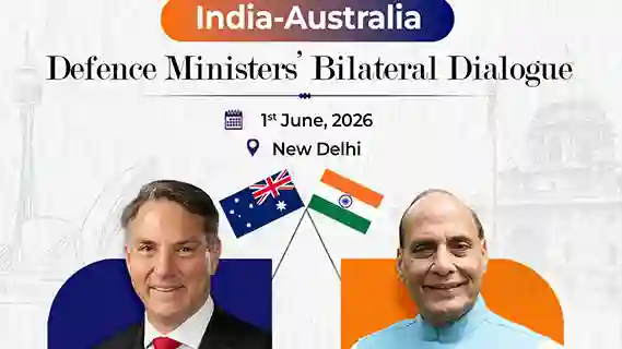 Raksha Mantri and Australian Deputy Prime Minister & Minister for Defence to hold second India-Australia Defence Ministers Dialogue in New Delhi