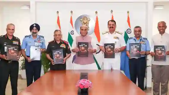 Raksha Mantri releases commemorative book on Op Sindoor, chronicling soldiers’ personal testimonies