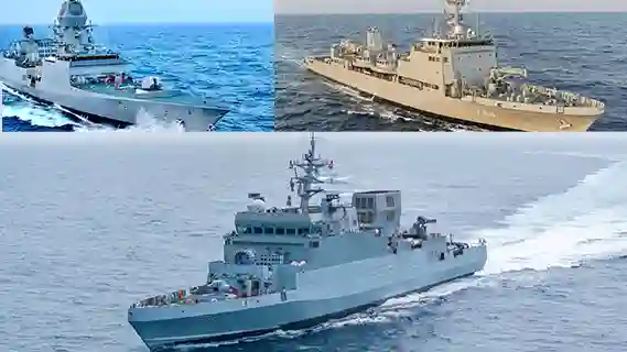 INDIAN NAVY SET TO COMMISSION THREE INDIGENOUS NAVAL PLATFORMS IN KOLKATA