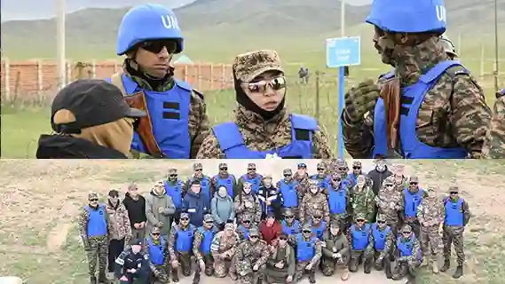 Indian Army Contingent in Full Swing at Exercise Khaan Quest 2026