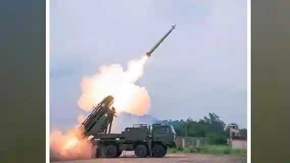 DRDO conducts successful flight-test of Pinaka Long Range Guided Rocket