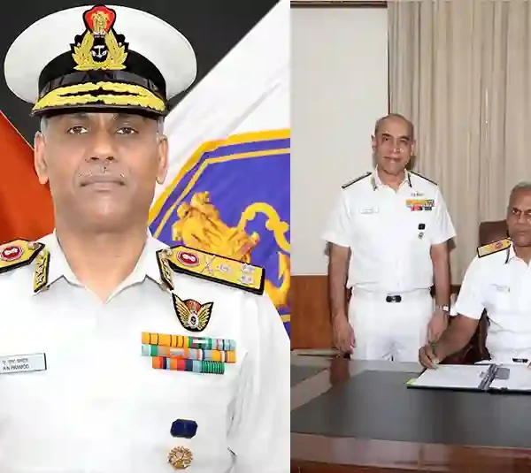 VICE ADMIRAL AN PRAMOD, AVSM, YSM, ASSUMES CHARGE AS DEPUTY CHIEF OF NAVAL STAFF