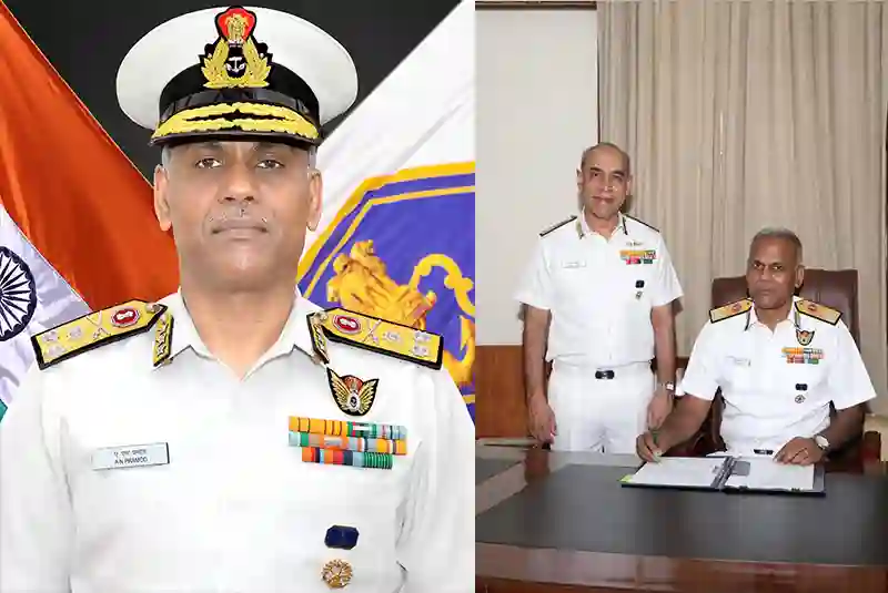 VICE ADMIRAL AN PRAMOD, AVSM, YSM, ASSUMES CHARGE AS DEPUTY CHIEF OF NAVAL STAFF
