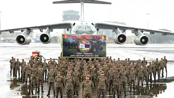 INDIAN ARMY CONTINGENT DEPARTS FOR INDIA-THAILAND JOINT MILITARY EXERCISE MAITREE-XV