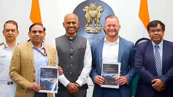 MoD inks contract with General Atomics Aeronautical Systems, Inc for leasing of two MQ-9B Sea Guardian High-Altitude Long-Endurance Remotely Piloted Aircraft Systems for Indian Navy for 30 months