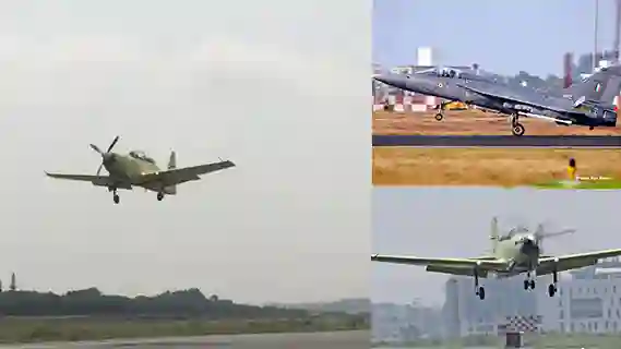 Aatmanirbhar Bharat: HAL to hand over LCA Tejas FOC Twin Seater Trainers & HTT 40 Basic Trainer Aircraft to IAF and Dhruv NG helicopters to PHL in the presence of Raksha Mantri & Civil Aviation Minister in Bengaluru